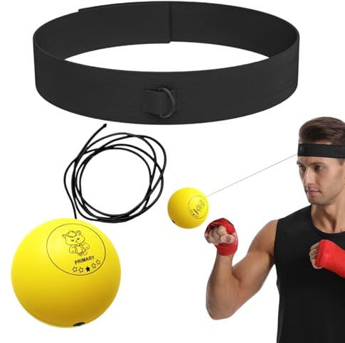Box-Reflexball-Set Stirnband-Reflextrainer, Lustiges Workout, Erwachsene