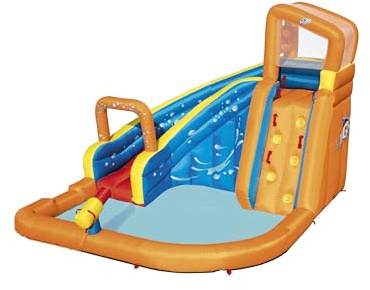Bestway® H2OGO! Wasserpark mit Dauergebläse Turbo Splash 365 x 320 x 270 cm