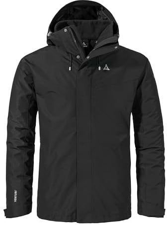 Schöffel Herren 3in1 Jacket Style Okere MNS, wasserdichte, atmungsaktive Outdoorjacke mit herausnehmbarer Fleecejacke, warme 3in1 Jacke mit verstellbarer Kapuze