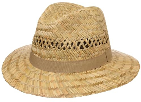 Lipodo Classic Traveller Strohhut Ripsband Made in Italy Herren Frühling Sommer
