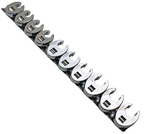 US PRO B2054 10-teiliges Schraubenschlüssel-Set 2054, 0,95 cm (3/8 Zoll)
