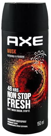 AXE Bodyspray Moschus ohne Aluminiumsalze 6x 150 ml | Männerdeo Deo Deodorant