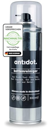 antidot. kettenreiniger | 300 ml Spray | zur Reinigung von Fahrradketten, für alle Räder und E-Bikes geeignet | umweltfreundlicher Premium Antriebsreiniger