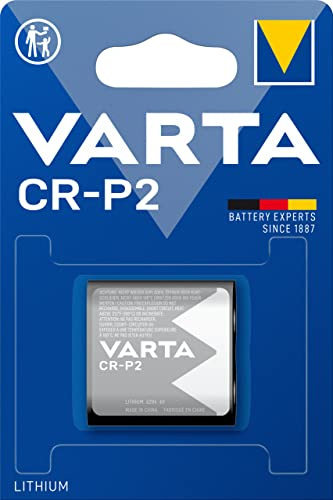 VARTA Batterien CR-P2 Lithium Rundzelle, 1 Stück, 6V, Spezialbatterien für elektronische Geräte, mit langanhaltender, höchster Leistung