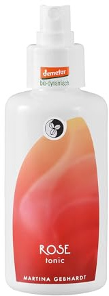 Martina Gebhardt ROSE Tonic (100ml) • Bio-Gesichtswasser für trockene & empfindliche Haut • Toner Gesicht mit Rosenblüten-Öl • Erfrischendes Gesichtstonic • Naturkosmetik (Vegan)