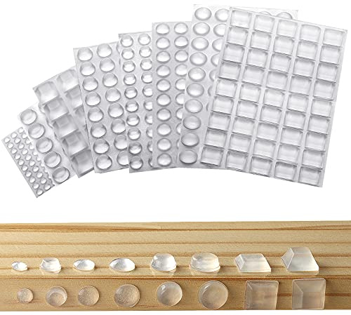 Elastikpuffer, 320 Stück Gummipuffer Schutzpuffer Transparent, Gummifüße