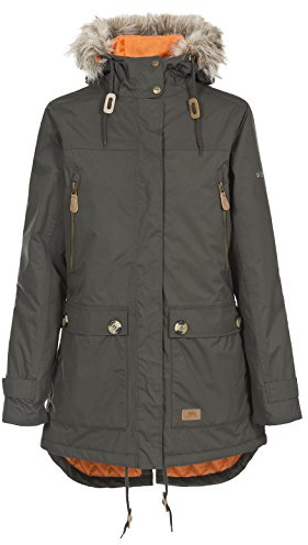 Trespass Clea, Wasserdichte Jacke mit Einrollbarer Kapuze für Damen