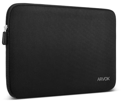 Arvok 11-13 Zoll Laptoptasche für 13 Zoll iPad Pro M4, iPad Air M2 2024, Notebook Tasche Hülle für 12,9 Zoll iPad Pro M2, 13 MacBook Pro M3/M2, Laptophülle für 12,4 Galaxy Tab S9+, Surface Pro 10/9