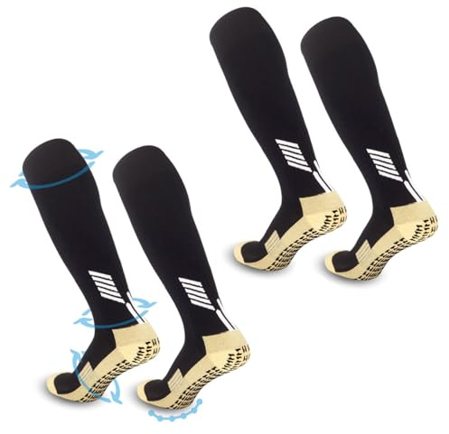 FIBOGOUP Stutzen kinder fußball - Fussballstutzen Unisex - Anti-Rutsch Stutzenstrumpf Kinder Herren - herrliches Tragegefühl - Sportsocken für Fußball, Laufen, Training 32-38