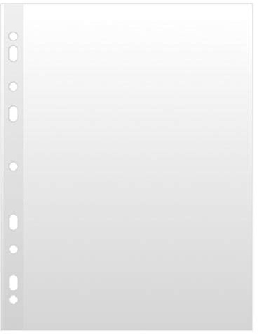 DONAU 1752100PL-00 Prospekthüllen, PP, A5, glasklar, 50μm, 100 Stück