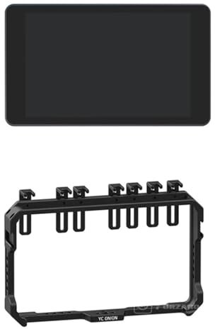 Audio-Video-Umschaltbox, Tragbarer Multi-Kamera-Encoder/Streamer-Umschalter/Monitor & Rekorder for gleichzeitiges plattformübergreifendes Streaming für PC, TV, Projektor, DVD/Blu-ray-Player (