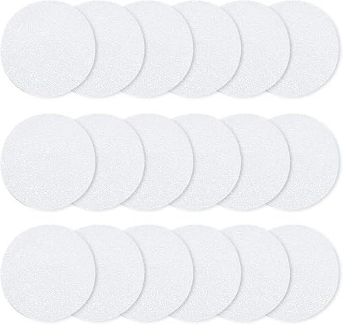 chuckle - 18 Große Anti-Rutsch Aufkleber/Sticker für Badewanne & Duschwanne, 10cm - Transparent - Rutschschutz rutschfest