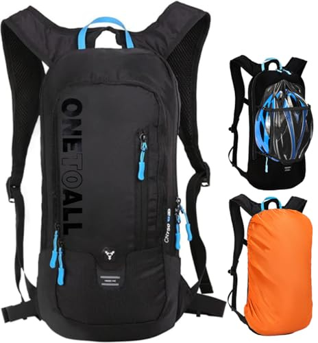 LOCAL LION Fahrradrucksack Skirucksack klein für Damen Herren 6L Ultraleicht wasserdicht zum Skifahren Radsport Camping