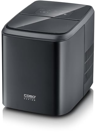 CASO Clear Ice Advanced Eiswürfelmaschine, klare oder matte Eiswürfel, Eiswürfel in 8 Minuten, 8 kg Eis in 24h, selbstreinigend, Kompressortechnik
