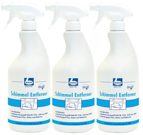 Dr. Becher Schimmel Entferner 1L gegen Schimmelpilze Hefen Bakterie (3er Pack)