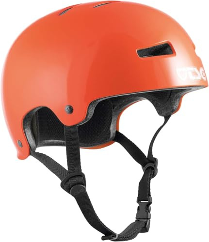 TSG Unisex Jugend Evolution Youth Bowl-Helm, Orange, XS