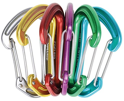 EDELRID Karabiner Nineteen G Secherpack (Drahtschnapper, bunt)