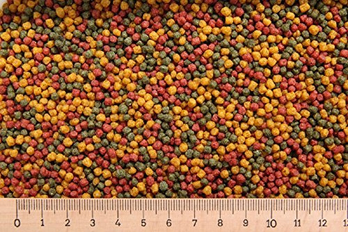 (Grundpreis 3,20 Euro/kg) - 15 kg Premium Koifutter Mix 3,0 mm - schwimmend - Koipellets