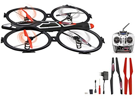 JAMARA 038585 Quadrocopter, schwarz