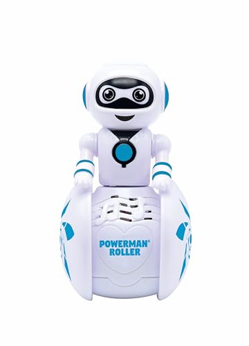 Lexibook, Powerman Roller-Roboter, ROB01 | Purzel-Roboter, Eingebauter Gyroskop, Licht- und Soundeffekte
