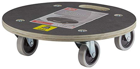 DEMA Möbelroller Rollbrett Ø 380 mm 200 kg, Transportroller, Allzweck-Roller, Mehrzweckroller, robust, mobil, vielseitig, für Möbel, Umzug, Werkstatt, Transporthilfe