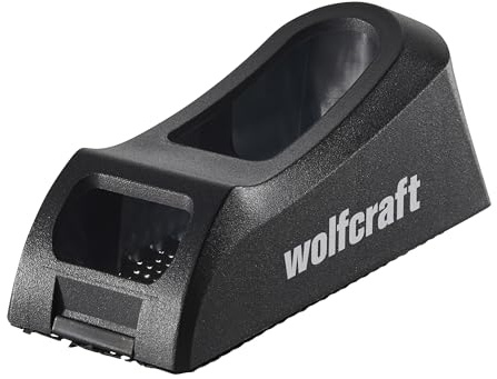 wolfcraft Blockhobel I 4013000 I Der extrabreite Einhandhobel für Gipskarton