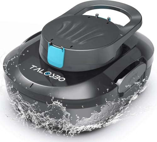 TALOSBO S1PRO 2026 Upgrade Poolroboter mit 120 Min Automatisch Reinigungszeit, Poolsauger Akku mit Dual-Motoren, 2,5H Ladezeit, Leichter Poolreiniger für Oberirdische Pools bis 100 m²