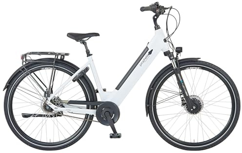 Prophete Geniesser 2.0 City E-Bike 28 Zoll - 400Wh - Integrierter Akku - Frontmotor - 7-Gang Nabenschaltung - HDY. Scheibenbremse - Rahmenhöhe 48 cm