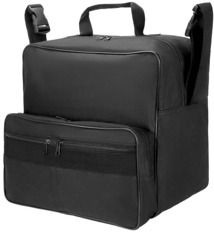 QWORK® Rollstuhltasche, 35x33x19cm Rollstuhltaschen Hinten, Tasche für Rollator, Rollstuhl Zubehör