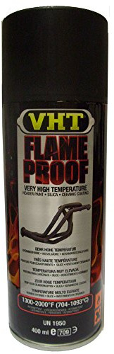 VHT GSP102 Auspuff u.- Krümmerlack Flame Proof Schwarz matt hitzebeständig bis 1093°C (EUR 39,75/L)