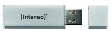 Intenso 3531491 Ultra Line, 128GB Speicherstick, USB 3.2 Gen 1x1, silber