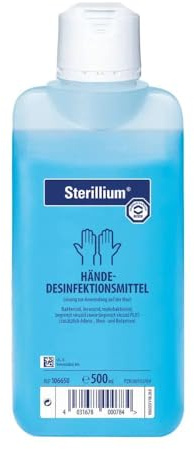 2 Stück Sterillium Hände-Desinfektionsmittel, Geruchsstoff, 500 ml Desinfektion