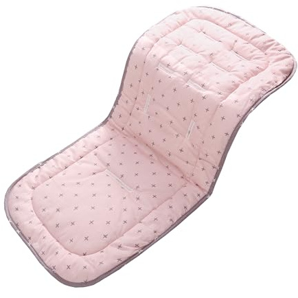 Baby Sitzauflage für Kinderwagen,Baby Sitzeinlage aus 100% Baumwolle Weiche und Reversible Autositz Kinderwagenauflage für Babyschale Buggy