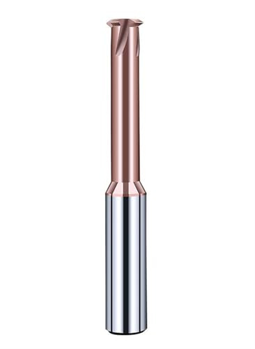 Wolframkarbid-Einzelzahn-Spiralfräser 3 Schneiden 4 Klingen CNC-Werkzeug Gewindefräser Fräser M3 M4 M5 M6 M8 M10(M10X1.5)