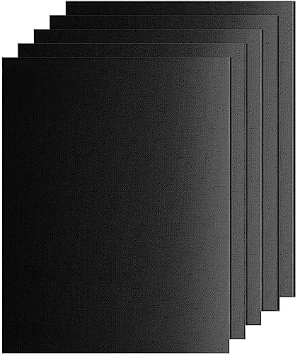 SPGOOD BBQ Grillmatte, Antihaft Grillmatten Grillplatte Gasgrill, Backpapier Wiederverwendbar,für Holzkohlegrill, Elektronischen Grill, PFOA-Frei über 40x32 cm (5er Set)