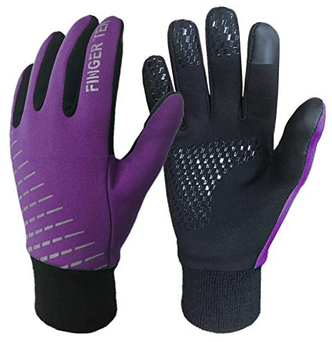 FINGER TEN Handschuhe Kinder Winter (2-15 Jahre) Licht dünn Für Jungen Mädchen Fahrrad Laufen Fußball Handschuhe Outdoor Sport Touchscreen Warm Winddicht rutschfest Paar S M L XL
