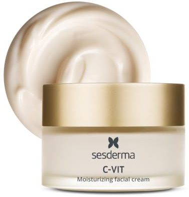 SESDERMA C-VIT Feuchtigkeitsspendende Gesichtscreme 50 ml Mit Vitamin C | Für mehr Ausstrahlung bei ersten Anzeichen der Hautalterung