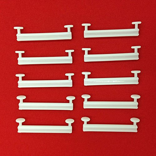 Schlaufengleiter, 10 Stück, Länge 7cm, für Schlaufenvorhänge