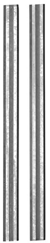 kwb 82 mm Hartmetall Wendemesser für Elektrohobel - 2 Schneidkanten - Robustes Material für glatte Oberflächen