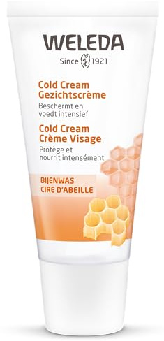 WELEDA Bio Coldcream - Naturkosmetik Gesichtscreme mit Bienenwachs & Mandelöl zur intensiven Pflege von sehr trockener Haut im Gesicht. Feuchtigkeitscreme schützt die Haut vor dem Austrocknen (30ml)
