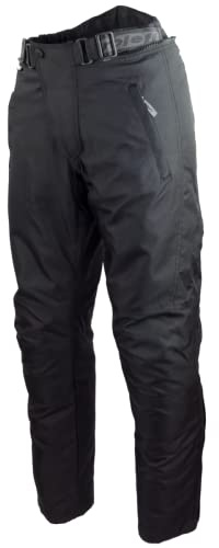 Roleff Damen 451xl Schwarze Motorradhose mit herausnehmbarem Thermofutter Protektoren und Weitenverstellung für Somme, Schwarz, 3XL EU