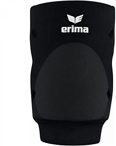 Erima Unisex Erwachsene Volleyball Knieschoner (7401904), schwarz, L