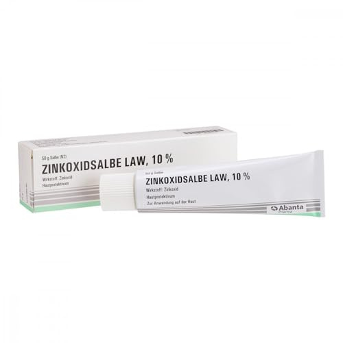 Abanta Pharma Zinkoxidsalbe LAW 10% Hautprotektivum, 50 g Salbe