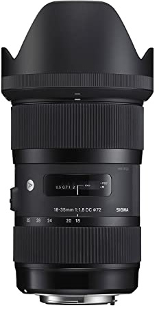 Sigma 18-35mm F1,8 DC HSM Art Objektiv für Nikon F Objektivbajonett