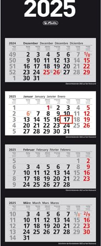 Herlitz Wandkalender 4 Monate 2025