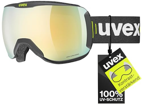 uvex downhill 2100 CV - kontrastverstärkende Skibrille mit schmalem Rahmen und extra weitem Sichtfeld für Damen und Herren