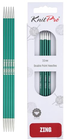 KnitPro Zing Nadelspiele 6" (15cm) | 3mm