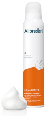 Allpresan Fuß spezial Nr. 4 Schaum-Creme gegen Hornhaut und Schrunden – Reduziert effektiv Hornhaut, Risse und Schrunden, 200 ml (1)