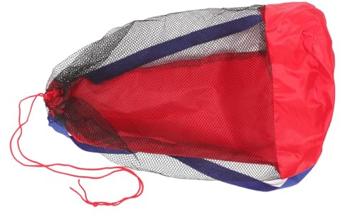 DEARMAMY Netz-strandtasche Für Spielzeug-aufbewahrung Badeaccessoires Und Outdoor-equipment Leicht Und Bruchfest Für Strand Schwimmen Und Camping