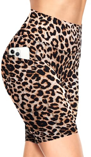 TNNZEET Radlerhose Damen Hohe Taille Kurze Sporthose Leggings Sommer Shorts | Yogahose für Gym Yoga , Kurze Hose Damen Sport, Weichheit Leggins, Unterhosen Unter Kleider, Mode Outfits Fitness